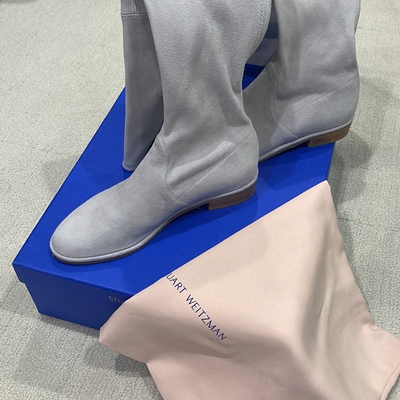 STUART WEITZMAN | Lowland Suede Over-Knee Boots - Picture 3 of 7